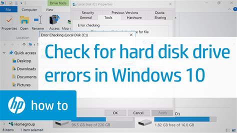 hard drive test windows 10 hp|hp hard drive check.